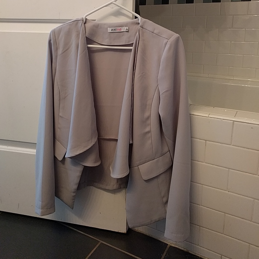 Gray blazer